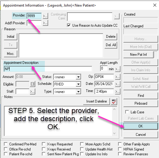 how-to-create-a-new-patient-in-dentrix-per-their-recommended-settings