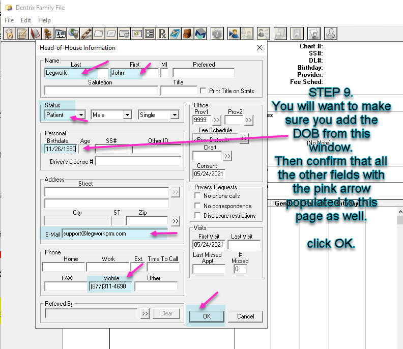 how-to-create-a-new-patient-in-dentrix-per-their-recommended-settings